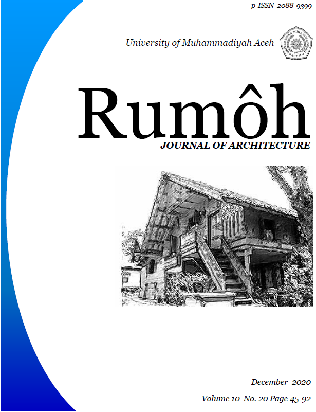 					View Vol. 10 No. 20 (2020): Rumôh, Journal of Architecture
				